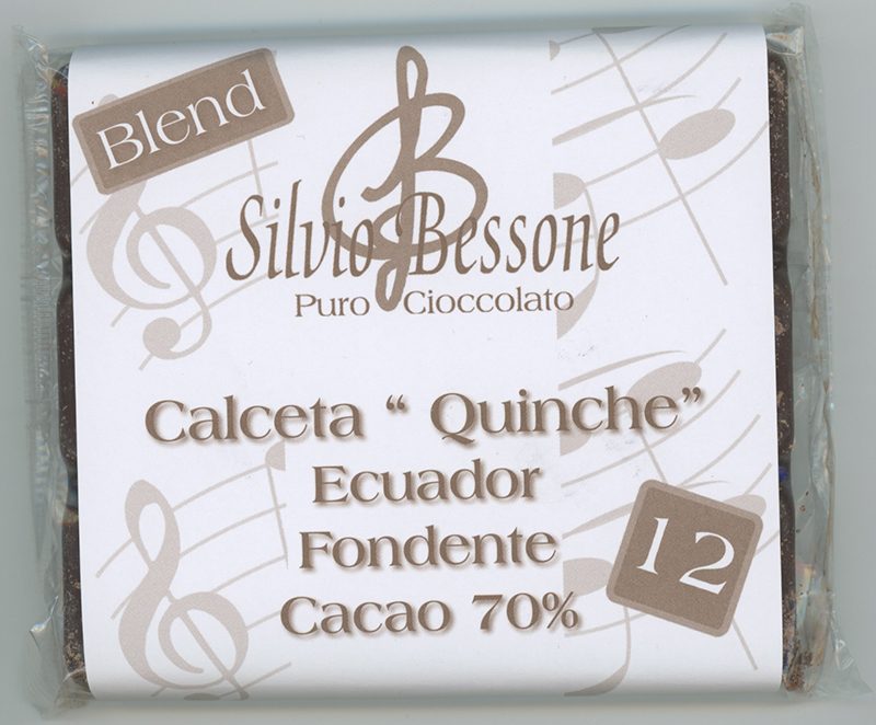 Calceta "Quinche" cioccolato fondente Ecuador